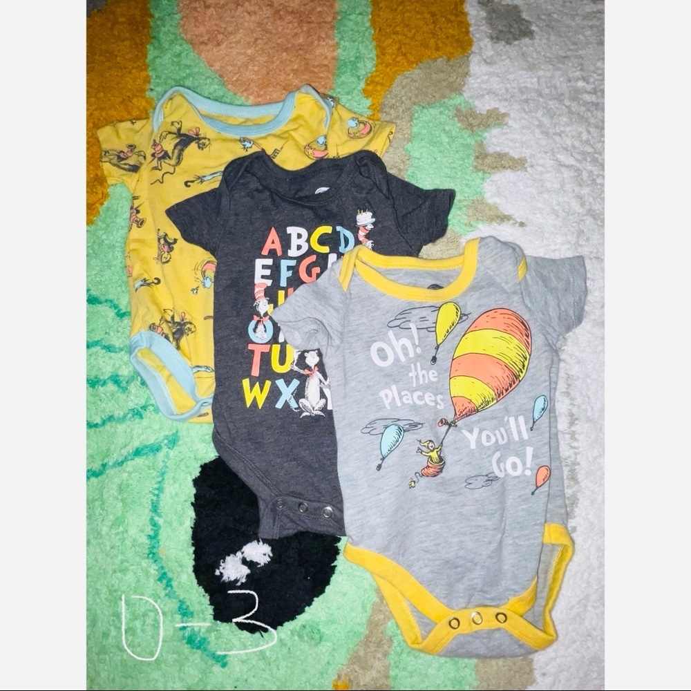 Dr. Seuss baby onesies
